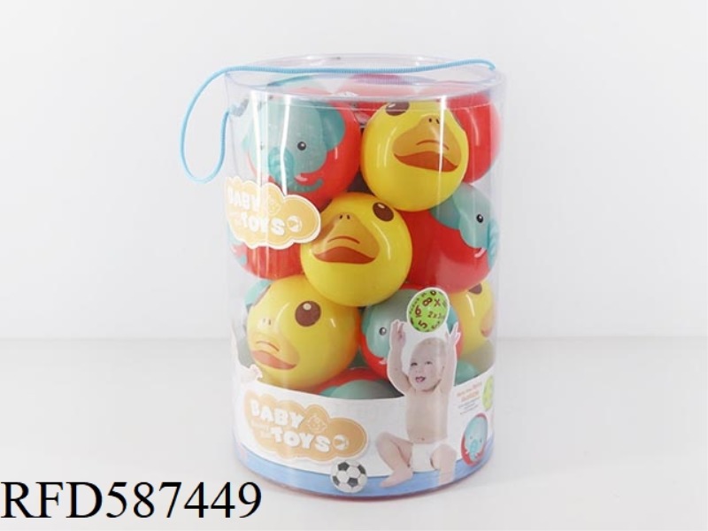 3 INCH ANIMAL FACE HAPPY Q PINBALL 20PCS