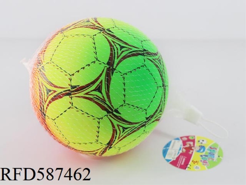 6-INCH THICK RAINBOW PRINTED TRIANGLE FOOTBALL