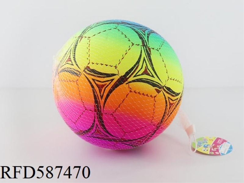 9-INCH RAINBOW TRIANGLE FOOTBALL