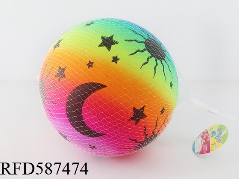 9-INCH RAINBOW STAR MOON
