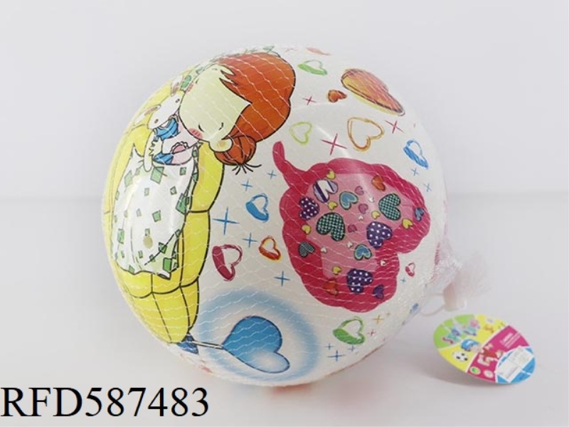 9-INCH LITTLE GIRL ALL PRINTED BALLS