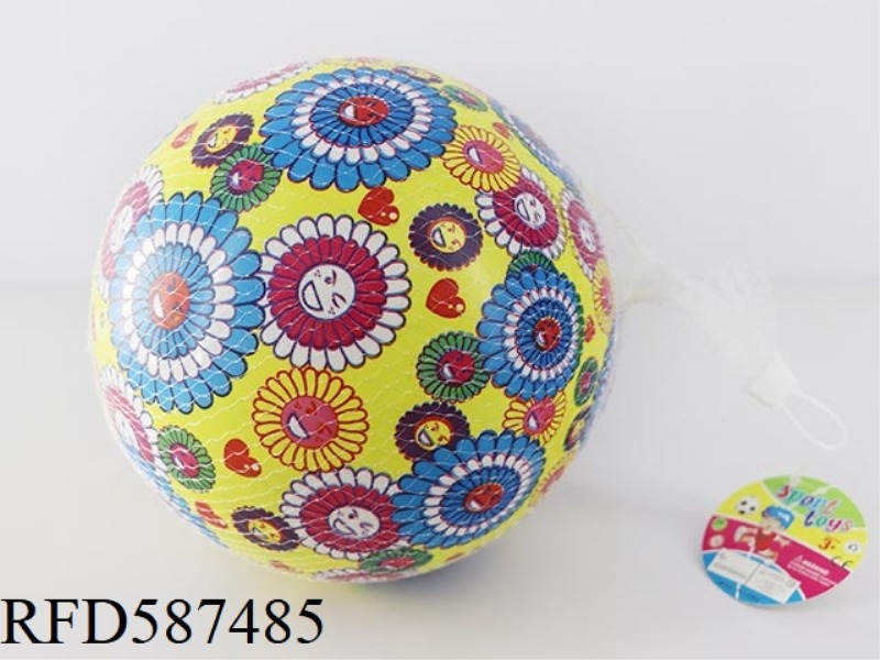 9-INCH SUN FLOWER ALL-PRINTED BALL