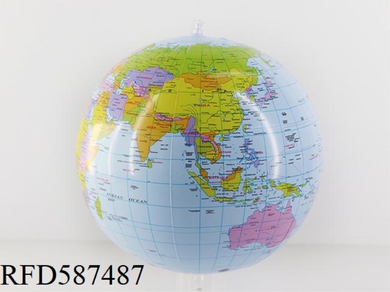38CM GLOBE BEACH BALL