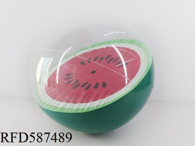 45CM3D STEREO WATERMELON BEACH BALL