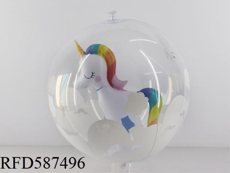 45CM UNICORN BALL BALL BEACH BALL