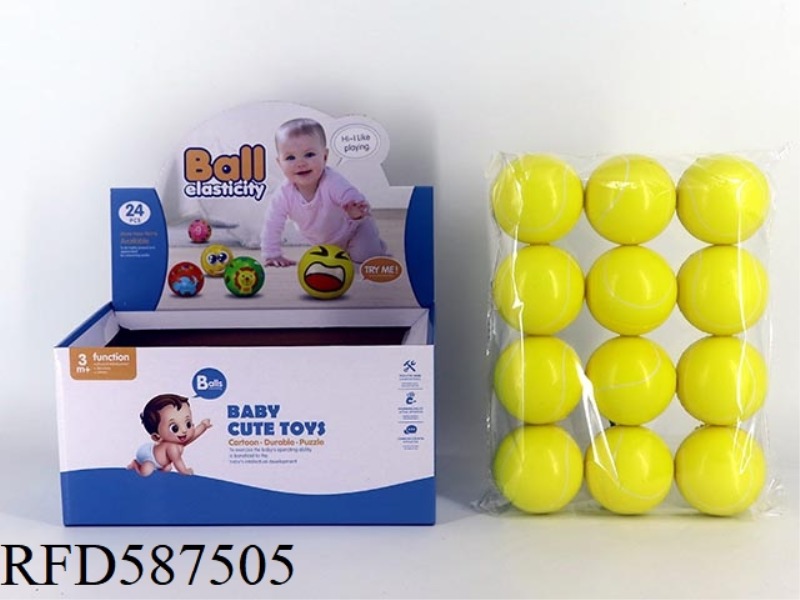 6.3CM TENNIS 24 PACK