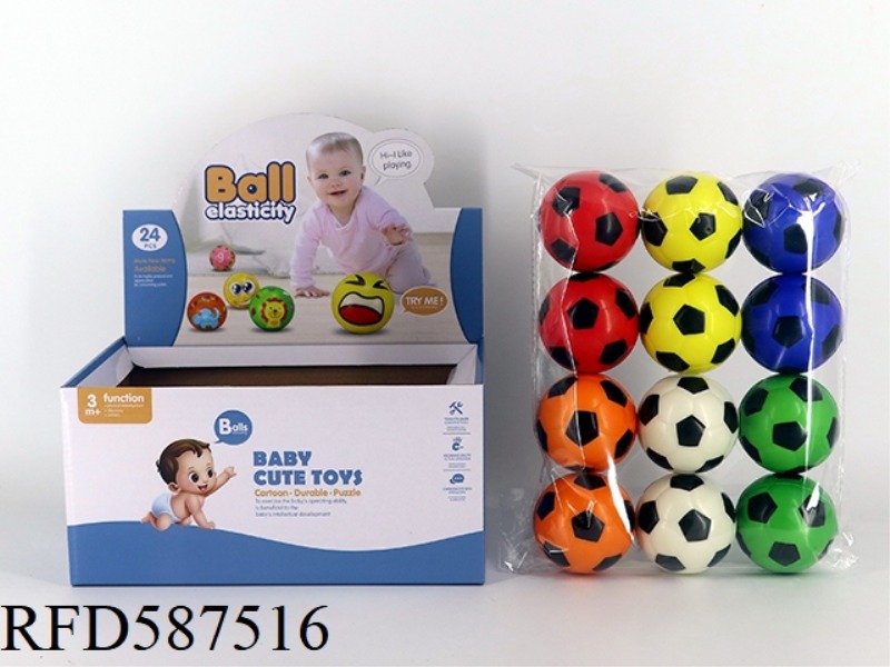 6.3CM SIX-COLOR FOOT 24 PACK