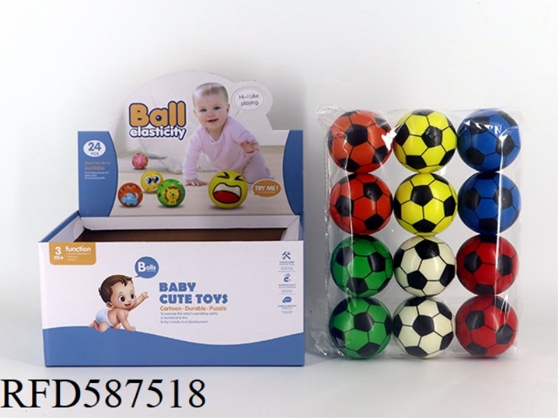 6.3CM WIRED FOOTBALL 24 PACK