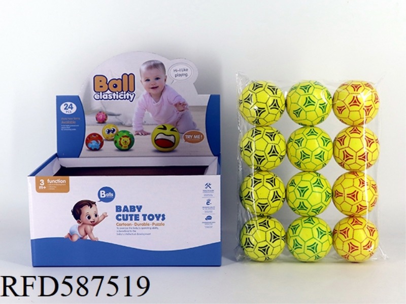 6.3CM TRIANGLE FOOTBALL 24 PACK