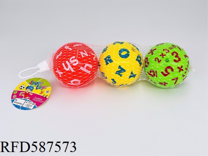 3 INCH ALPHANUMERIC THREE-PACK