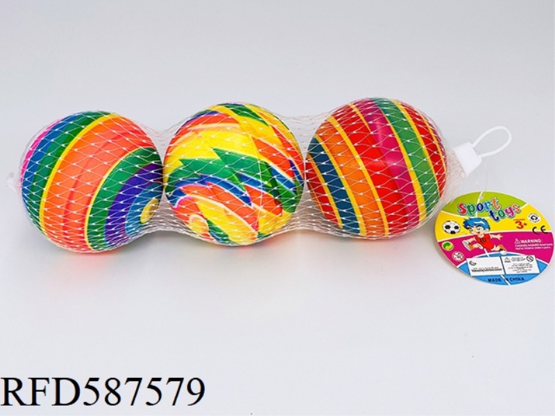 3-INCH RAINBOW COLORFUL THREE-GRAIN SUIT