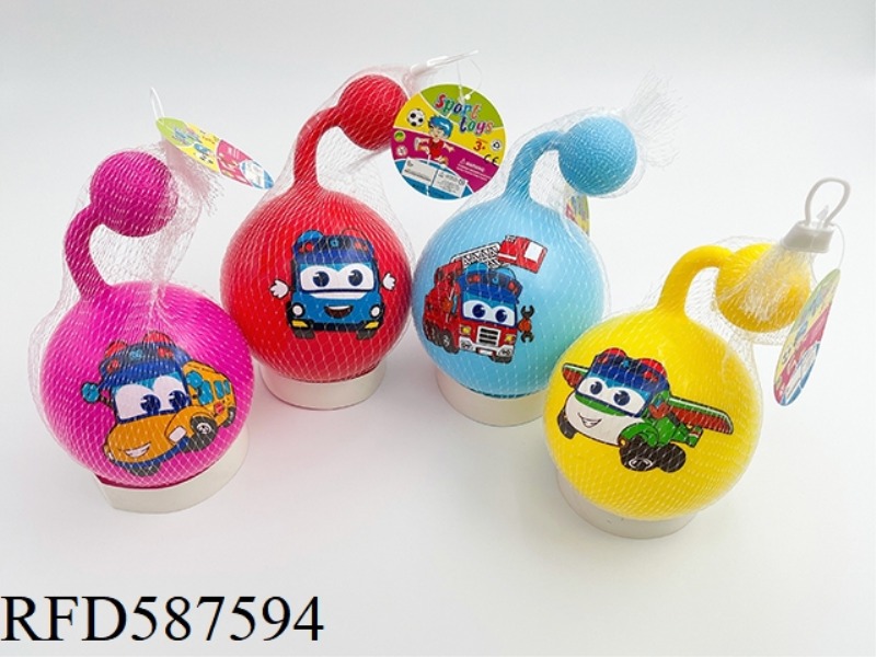 4-INCH CARTOON BUS BELL SWINGING BALL