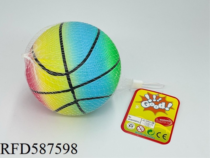 5-INCH RAINBOW BASKETBALL