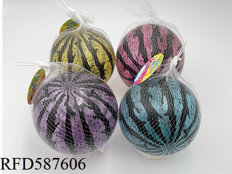 6-INCH TRANSPARENT COLORED WATERMELON BALLS