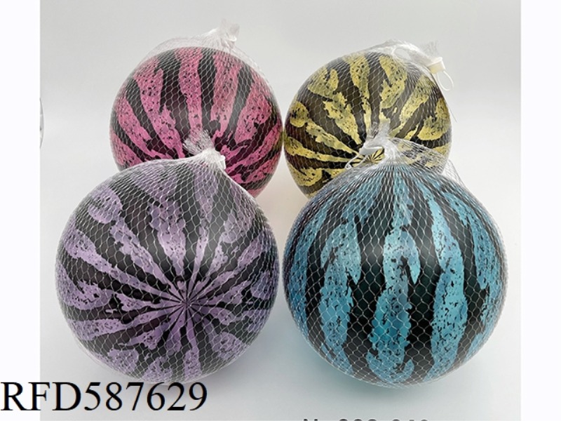 9-INCH TRANSPARENT COLORED WATERMELON BALLS