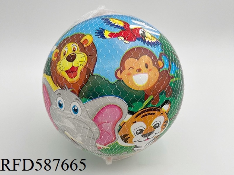 9 INCH ZOO COLOR PRINTING BALL