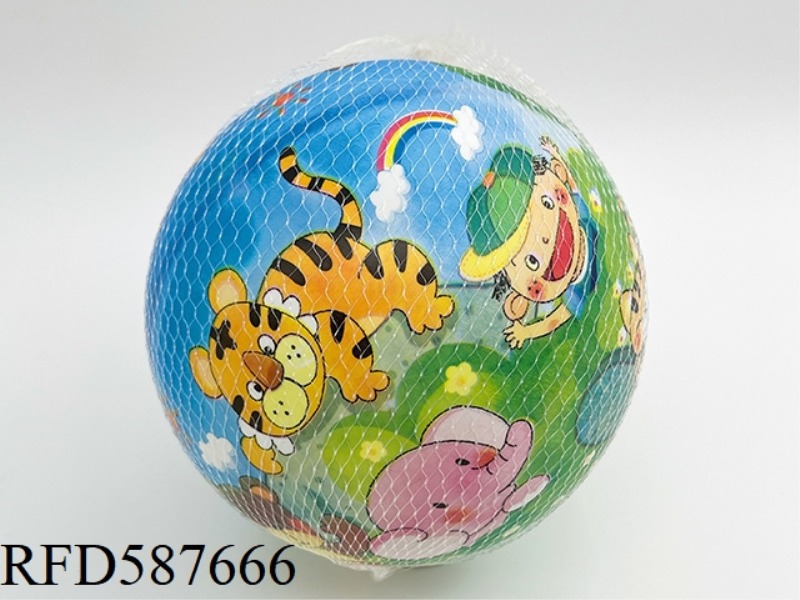 9 INCH COLOR PRINTING BALL FOR CHILDREN AND ANIMALS