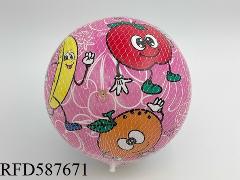 9-INCH FRUIT COGNITIVE COLOR PRINTING BALL