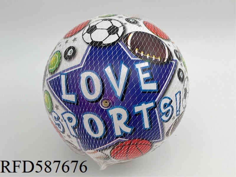 9 INCH SPORTS COLOR PRINTING BALL