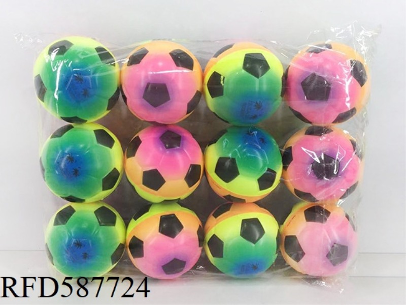 6.3CM PU RAINBOW BEACH FOOTBALL