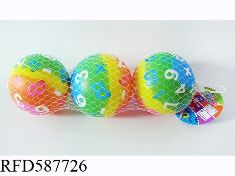 3-INCH RAINBOW DIGITAL BALL