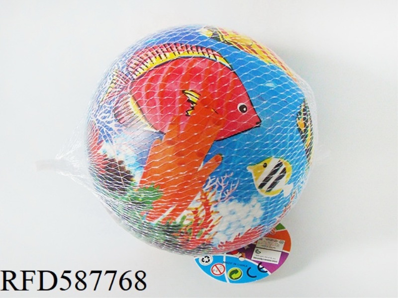 6-INCH UNDERWATER WORLD ALL-PRINTED BALL