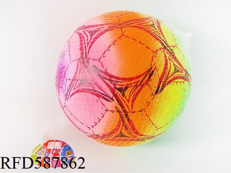 9 INCH RAINBOW FOOTBALL