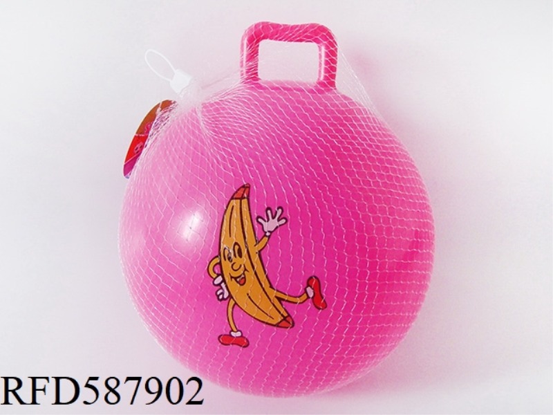 9 INCH SINGLE PRINTED HANDLE FRUIT BALL