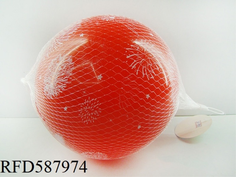 9 INCH RED FIREWORKS BALL
