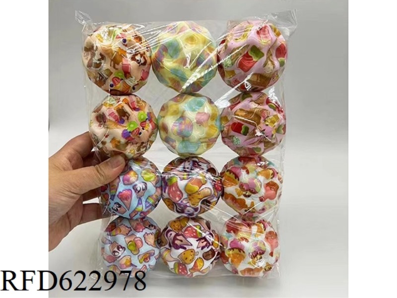 6.3CM ICE CREAM HOLE 12 BALLS