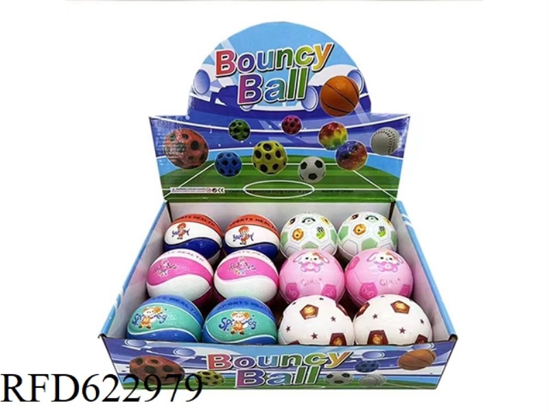 6.3CM6 COLOR BLUE BALL 12 PIECES