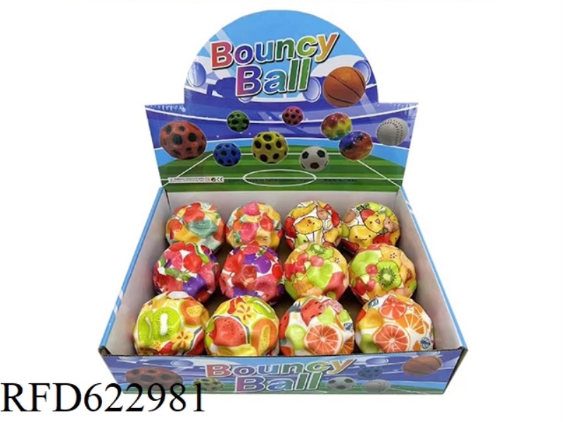 6.3CM FRUIT HOLE BALL 12 PIECES