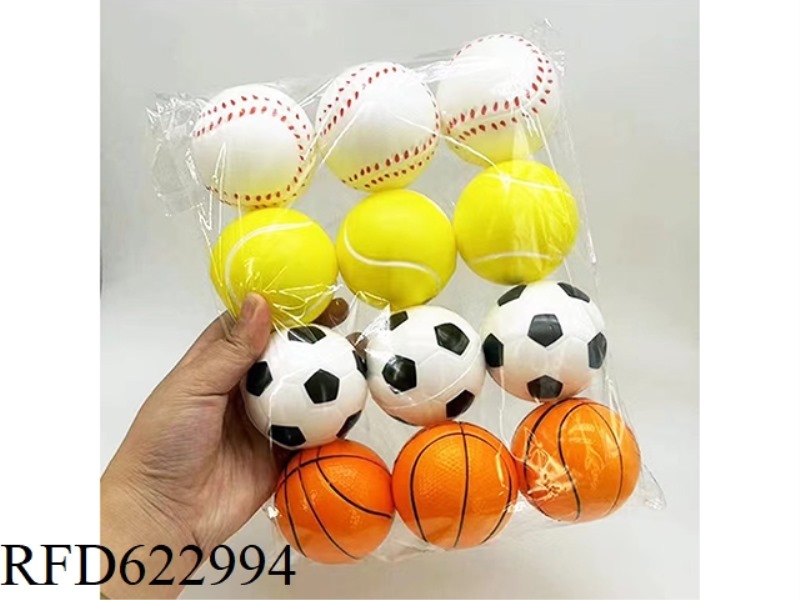 6.3CM BLUE BALL 12 PIECES