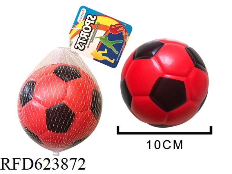 CHILDREN'S INDOOR BALL 10CM PU BALL RED