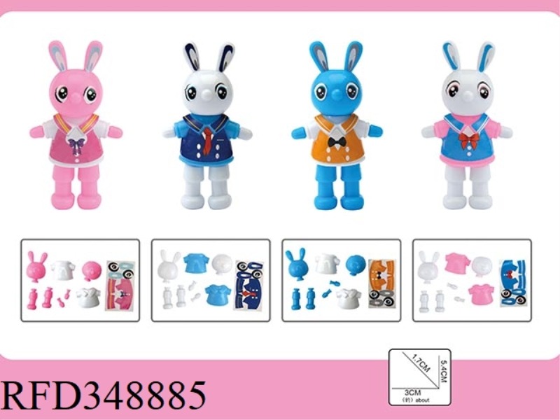 ASSEMBLED LITTLE WHITE RABBIT