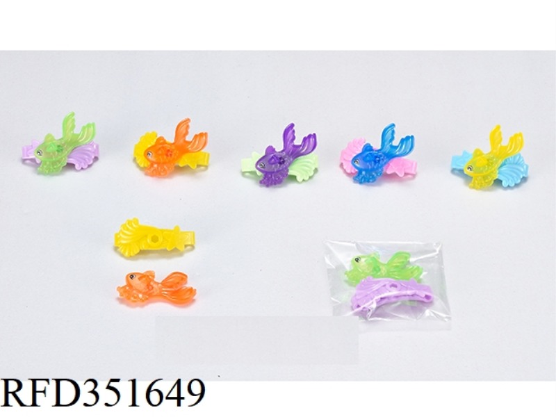 ASSEMBLED CARTOON GOLDFISH HAIRPIN