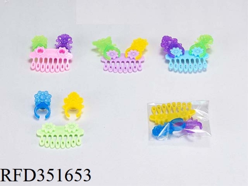 CARTOON COMB WITH 2 RINGS