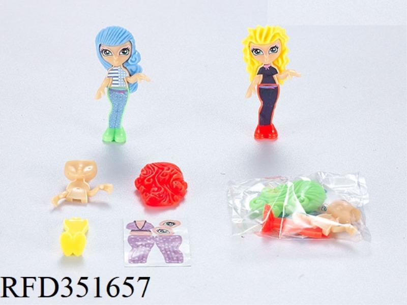 DIY ASSEMBLED LITTLE BARBIE