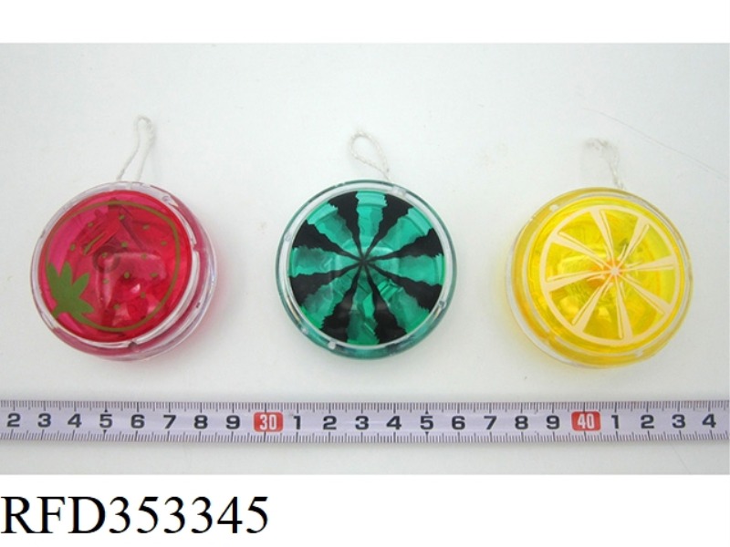 THE DIAMETER OF THE FRUIT YO-YO IS 5.5CM (3 TYPES MIXED)