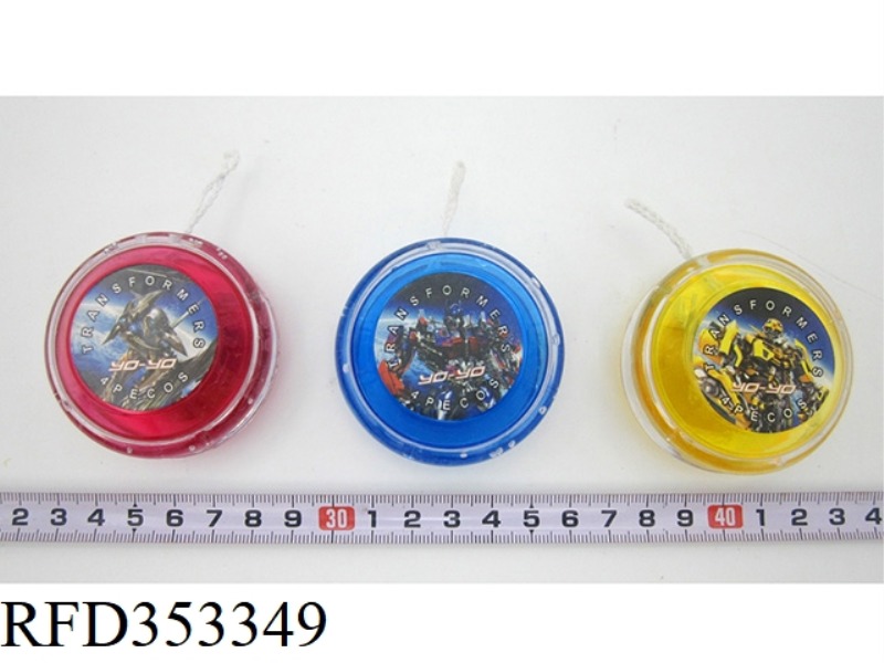 FLASH TRANSFORMERS YO-YO DIAMETER 5.5CM (3 TYPES MIXED)