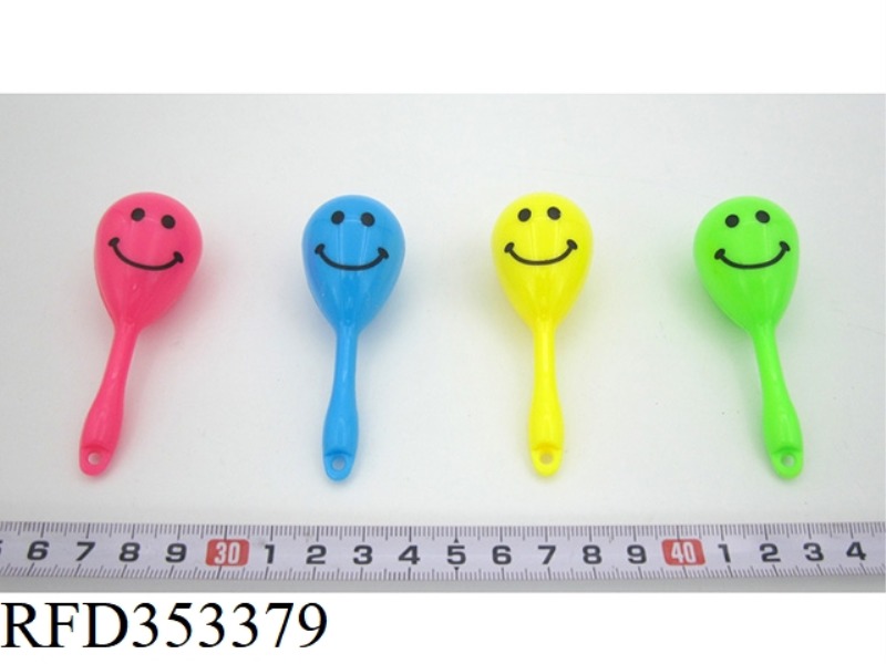 REAL COLOR SMILEY HAND CRANK SAND HAMMER