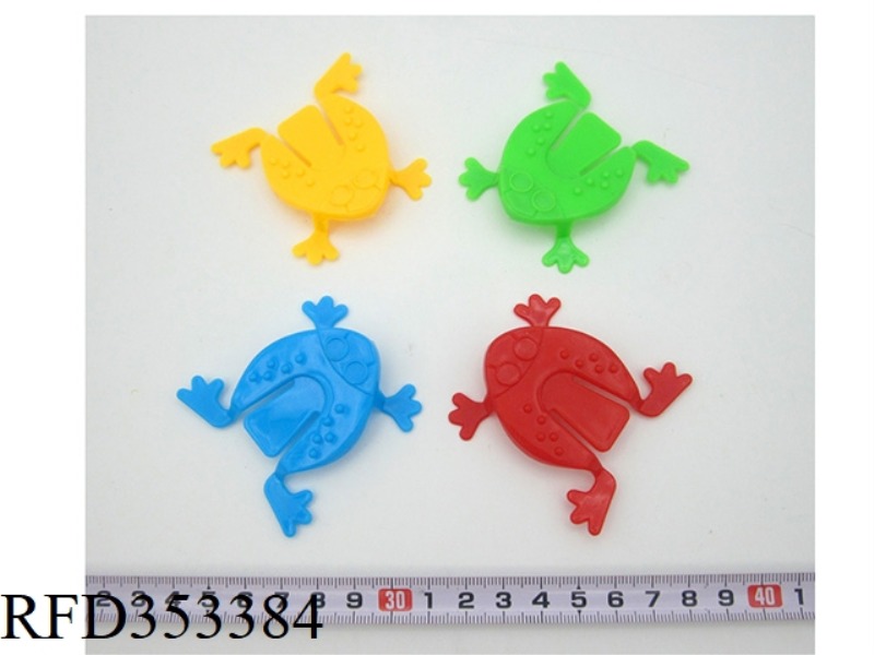 REAL COLOR HAND PRESS BIG BOUNCING FROG