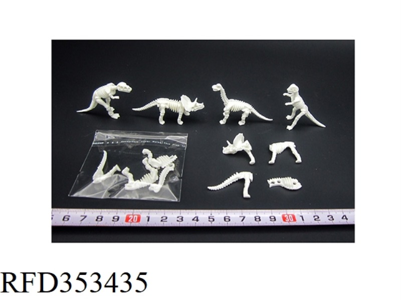 B TYPE ASSEMBLED DINOSAUR SKELETON (4 TYPES MIXED)