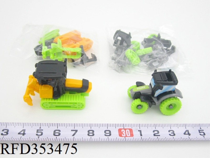 ASSEMBLED FARMER'S CAR (2 TYPES MIXED)