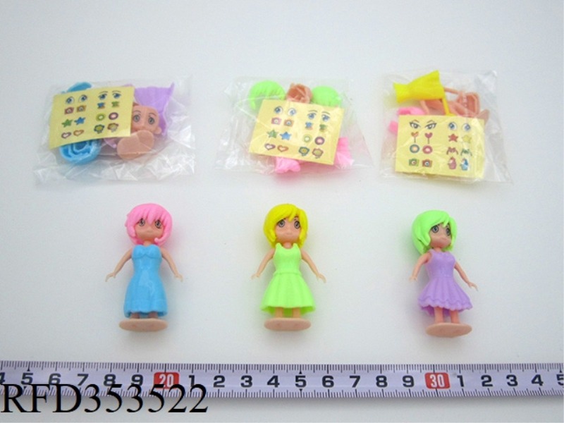 ASSEMBLED BARBIE GIRL (3 ASSORTED)