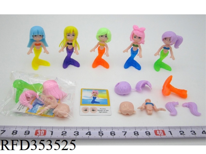 ASSEMBLED STANDING MERMAID