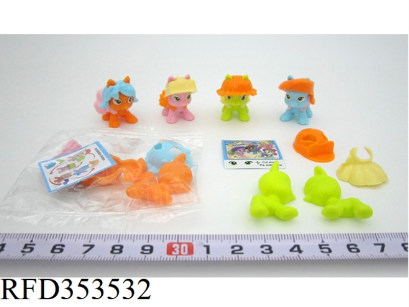 ASSEMBLING SURPRISE BARBIE PUPPY (4 TYPES ASSORTED)