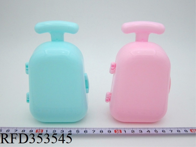 CARTOON-SHAPED SUGAR PLAY CONTAINERIZED SUGAR SUITCASE