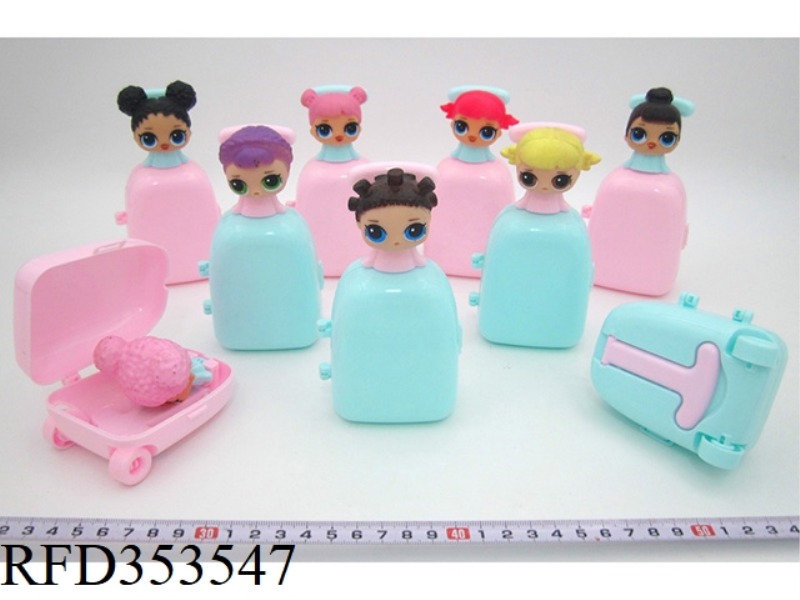 DEFORMATION FOLDING SURPRISE DOLL TROLLEY CASE