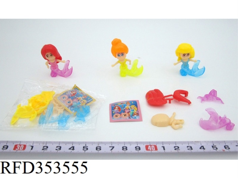 ASSEMBLED MERMAID PRINCESS (3 ASSORTED)